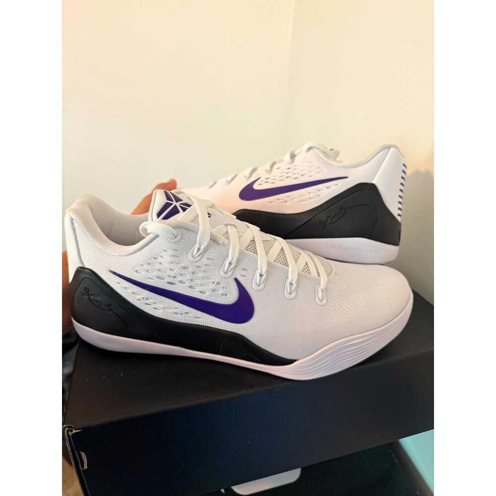 Nike Kobe 9 EM Protro TB Lakers Home Low Top White/Purple IH5095-100